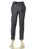 PANTALONI RAGAZZO ZIP BOTTONE TASCHE RISVOLTO MARCA INCOR ART.CLARK