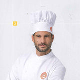 CAPPELLO CUOCO CHEF MISTO COTONE LOGO MASTERCHEF MARCA SIGGI ART.26BE0160