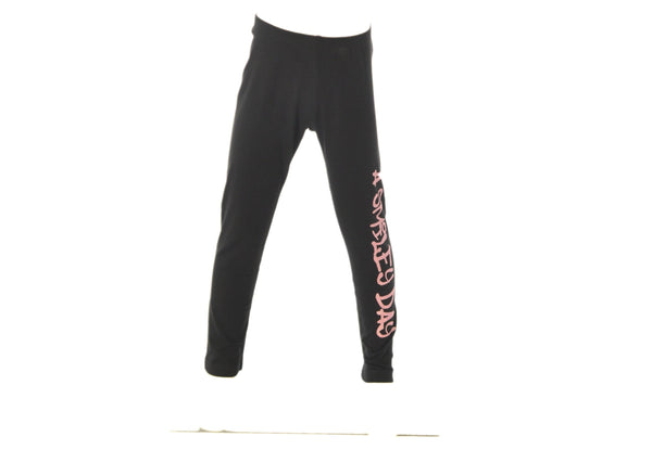 LEGGINGS BAMBINA ELASTICO SCRITTA MARCA BM ART.AY2652