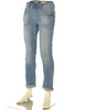 JEANS UOMO ZIP BOTTONE RISVOLTO ABRASIONI MARCA INCOR ART.REMIX