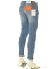JEANS UOMO ZIP BOTTONE RISVOLTO ABRASIONI MARCA INCOR ART.REMIX
