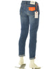 JEANS UOMO ZIP BOTTONE CINQUETASCHE RISVOLTO CATENELLA MARCA INCOR ART.SLOWLY