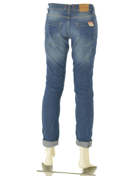 JEANS UOMO ZIP BOTTONE CINQUE TASCHE CARROT FIT MARCA INCOR ART.NEWWAY_SUM