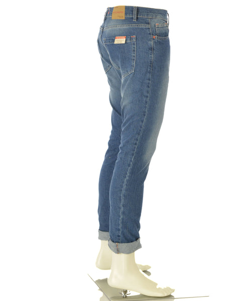 JEANS UOMO ZIP BOTTONE CINQUE TASCHE CARROT FIT MARCA INCOR ART.NEWWAY_SUM