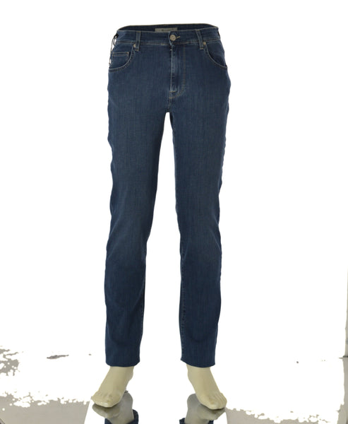 JEANS UOMO ZIP BOTTONE CINQUE TASCHE STRETCH MARCA HOLIDAY ART.EKMER