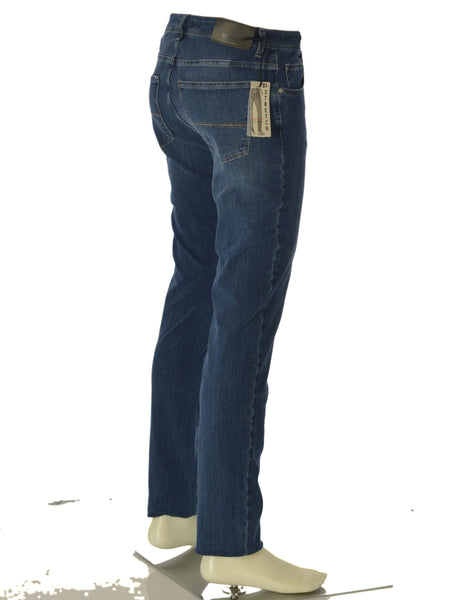 JEANS UOMO ZIP BOTTONE CINQUE TASCHE STRETCH MARCA HOLIDAY ART.EKMER