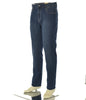 JEANS UOMO ZIP BOTTONE CINQUE TASCHE SCURO MARCA WAMPUM ART.11704-1E14
