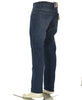 JEANS UOMO ZIP BOTTONE CINQUE TASCHE SCURO MARCA WAMPUM ART.11704-1E14