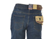 JEANS UOMO ZIP BOTTONE CINQUE TASCHE SCURO MARCA WAMPUM ART.11704-1E14