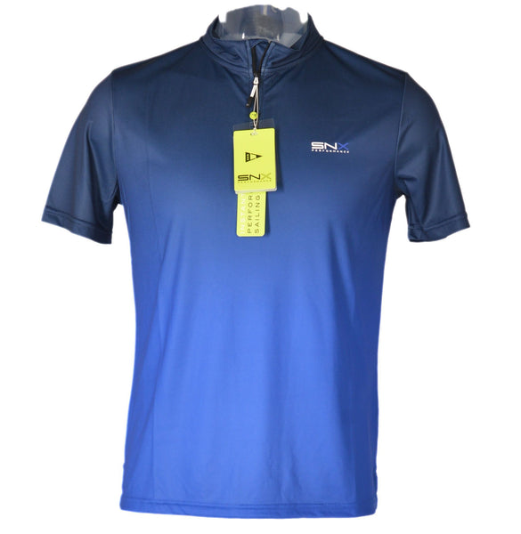 POLO UOMO ZIP TECNICA TRASPIRANTE LOGO MARCA SCUOLA NAUTICA ART.218851