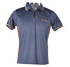 POLO UOMO MEZZA MANICA ZIP TECNICA TRASPIRANTE ELASTICIZZATA MARCA SCUOLA NAUTICA ART.218856