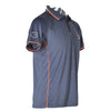 POLO UOMO MEZZA MANICA ZIP TECNICA TRASPIRANTE ELASTICIZZATA MARCA SCUOLA NAUTICA ART.218856