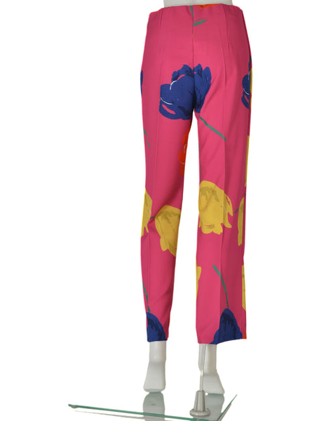 PANTALONI DONNA ZIP MORBIDI FANTASIA MARCA EMANUELA COSTA ART.35365