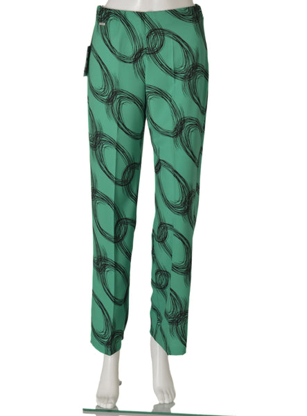 PANTALONI DONNA ZIP MORBIDI FANTASIA MARCA EMANUELA COSTA ART.35365