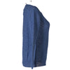 MAGLIONE DONNA COTONE GIROCOLLO MANICA LUNGA TINTA UNITA MARCA MAGLIFICIO DI NIBIONNO ART.S615107