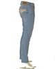 JEANS UOMO ZIP BOTTONE CINQUE TASCHE CHIARO CLASSICO MARCA GAS ART.ALBERT