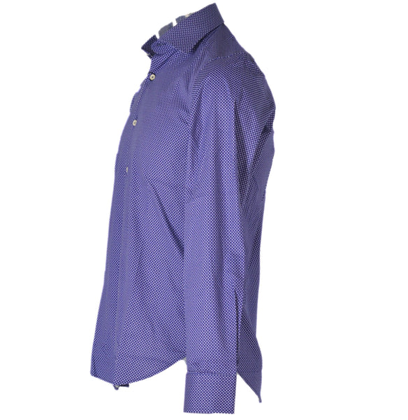 CAMICIA UOMO COTONE MANICA LUNGA SLIM FIT LAVORATA MARCA SPORTING MARE ART.ALFIO