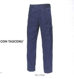 PANTALONE LAVORO INDUSTRIA UOMO RAGAZZO TASCONI ELASTICO MARCA SIGGI ART.21PA0152