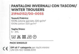 PANTALONE LAVORO INDUSTRIA UOMO RAGAZZO TASCONI ELASTICO MARCA SIGGI ART.21PA0152