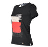 T-SHIRT DONNA MEZZA MANICA GIROCOLLO SPACCHETTI RISVOLTO STAMPA MARCA MAGLIFICIO DI NIBIONNO ART.S615904C