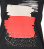 T-SHIRT DONNA MEZZA MANICA GIROCOLLO SPACCHETTI RISVOLTO STAMPA MARCA MAGLIFICIO DI NIBIONNO ART.S615904C