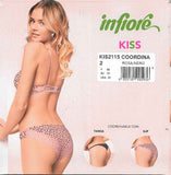 COMPLETO INTIMO DONNA REGGISENO IMBOTTITO CUORI INFIORE ART.KIS2115
