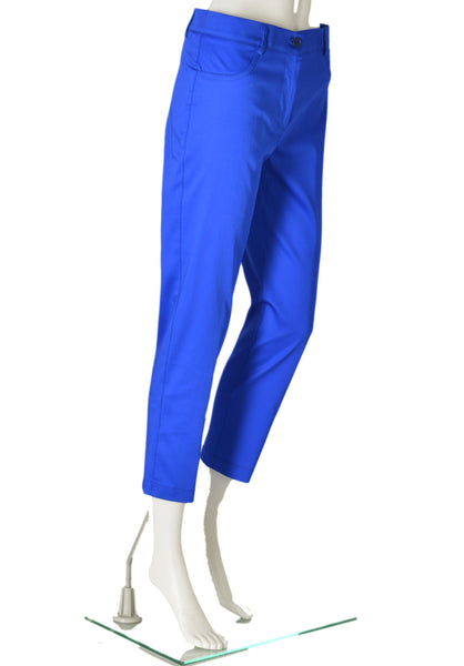 PANTALONE DONNA ZIP BOTTONE PASSANTI SPACCO LEGGERO MARCA MEDEA ART.P516