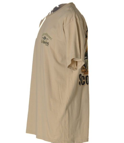 T-SHIRT UOMO COTONE MEZZA MANICA GIROCOLLO STAMPA MARCA 762 DESIGN ART.T218