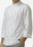 GIACCA CUOCO CHEF CUCINA BOTTONI  PURO COTONE MARCA SIGGI ART.ARTUR