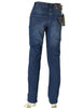 JEANS UOMO ZIP BOTTONE CINQUE TASCHE VITA MEDIA REGOLARE STRETCH MARCA WAMPUM ART.1F87-11704