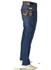 JEANS UOMO ZIP BOTTONE CINQUE TASCHE VITA MEDIA REGOLARE STRETCH MARCA WAMPUM ART.1F87-11704