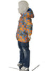 GIUBBETTO IMBOTTITO DINOSAURO ZIP TASCHE CAPPUCCIO MARCA LOSAN ART.2272000AL