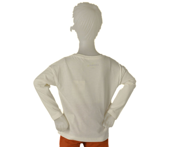 MAGLIA BAMBINA MANICA LUNGA GIROCOLLO ORSO FIORI MARCA LOSAN ART.226-1203AL