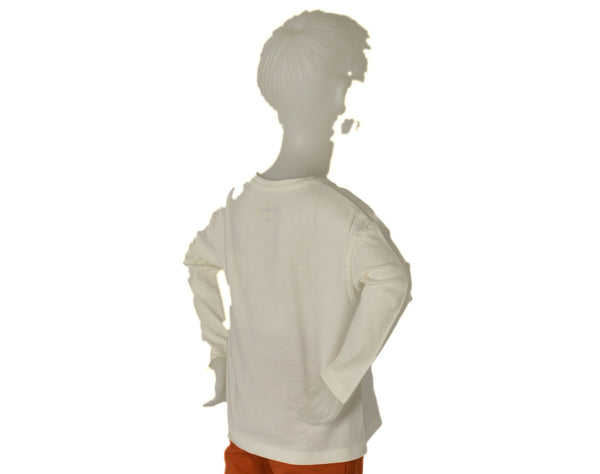 MAGLIA BAMBINA MANICA LUNGA GIROCOLLO ORSO FIORI MARCA LOSAN ART.226-1203AL