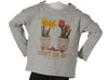 MAGLIA BAMBINA MANICA LUNGA GIROCOLLO ORSO FIORI MARCA LOSAN ART.226-1203AL