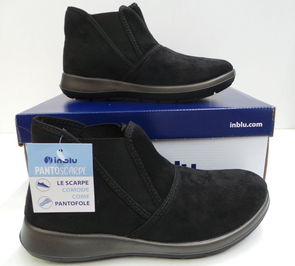 SNEAKERS SCARPE SCAMOSCIATE COMODE MORBIDE MARCA INBLU