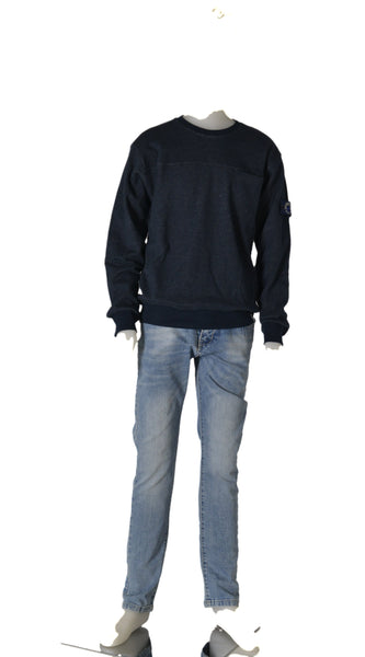 FELPA RAGAZZO GIROCOLLO POLSINI FASCIA TASCHINO SPIGATOMARCA BM ART.AY7040