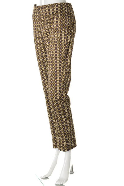 PANTALONI DONNA ELASTICO STRETTI FANTASIA MARCA EMANUELA COSTA ART.35426