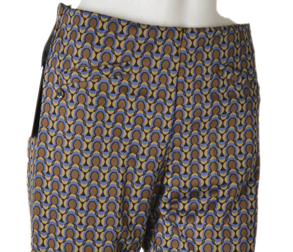 PANTALONI DONNA ELASTICO STRETTI FANTASIA MARCA EMANUELA COSTA ART.35426