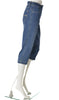 JEGGINGS DONNA ELASTICO TASCHE TRE QUARTI LARGHI STRASS MARCA EMANUELA COSTA ART.EC6482