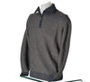 MAGLIONE UOMO MEZZA ZIP POLSINI FASCIA MELANGE MARCA SPORTING MARE ART.1270/30Z