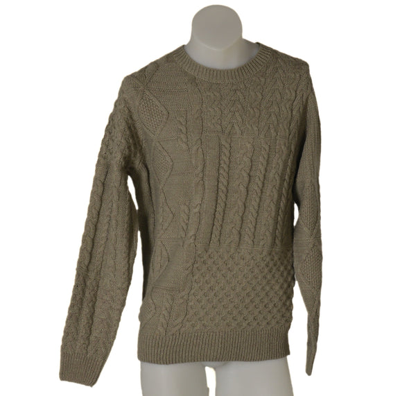 MAGLIONE UOMO GIROCOLLO POLSINI FASCIA LAVORAZIONE MARCA LOSAN ART22K-5029AL.
