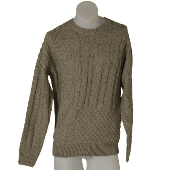 MAGLIONE UOMO GIROCOLLO POLSINI FASCIA LAVORAZIONE MARCA LOSAN ART22K-5029AL.