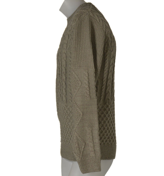 MAGLIONE UOMO GIROCOLLO POLSINI FASCIA LAVORAZIONE MARCA LOSAN ART22K-5029AL.