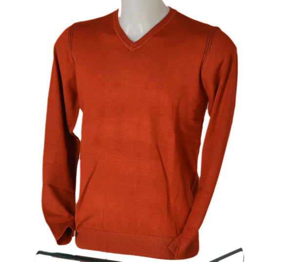MAGLIONE UOMO RAGAZZO SCOLLO A V VISCOSA MORBIDO MARCA URBAN RING ART.UR30008