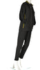 TUTA DONNA ZIP TASCHE RICAMO ELASTICO FELPATA MARCA COVERI ART.DF3199