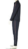 TUTA UOMO ZIP POLSINI FASCIA TASCA COULISSE ELASTICO STAMPA MARCA COVERIART.TF3157
