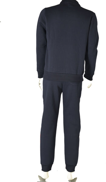 TUTA UOMO ZIP POLSINI FASCIA TASCA COULISSE ELASTICO STAMPA MARCA COVERIART.TF3157