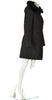 GIUBBINO DONNA LUNGO ZIP BOTTONI TASCHE CAPPUCCIO ECOPELLICCIA ECO PIUMA SCIANCRATO MARCA FOUR STREETS ART.T238SP