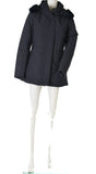 GIUBBINO DONNA ZIP CAPPUCCIO TASCHE ECOPELLICCIA SCIANCRATO MARCA FOUR STREETSART.T239SP